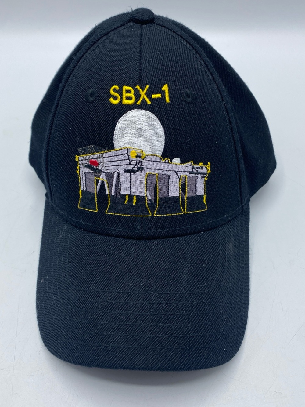 SBX-1 Special Boat Radar Baseball Hat Cap Embroidered One Size Moon Silhouette